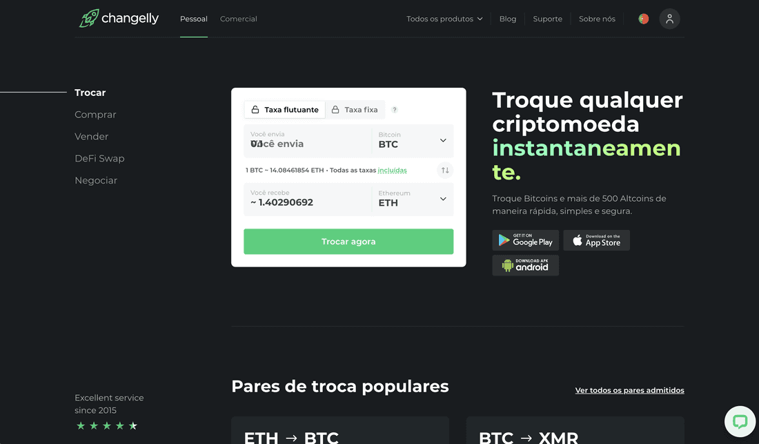 Visit Changelly