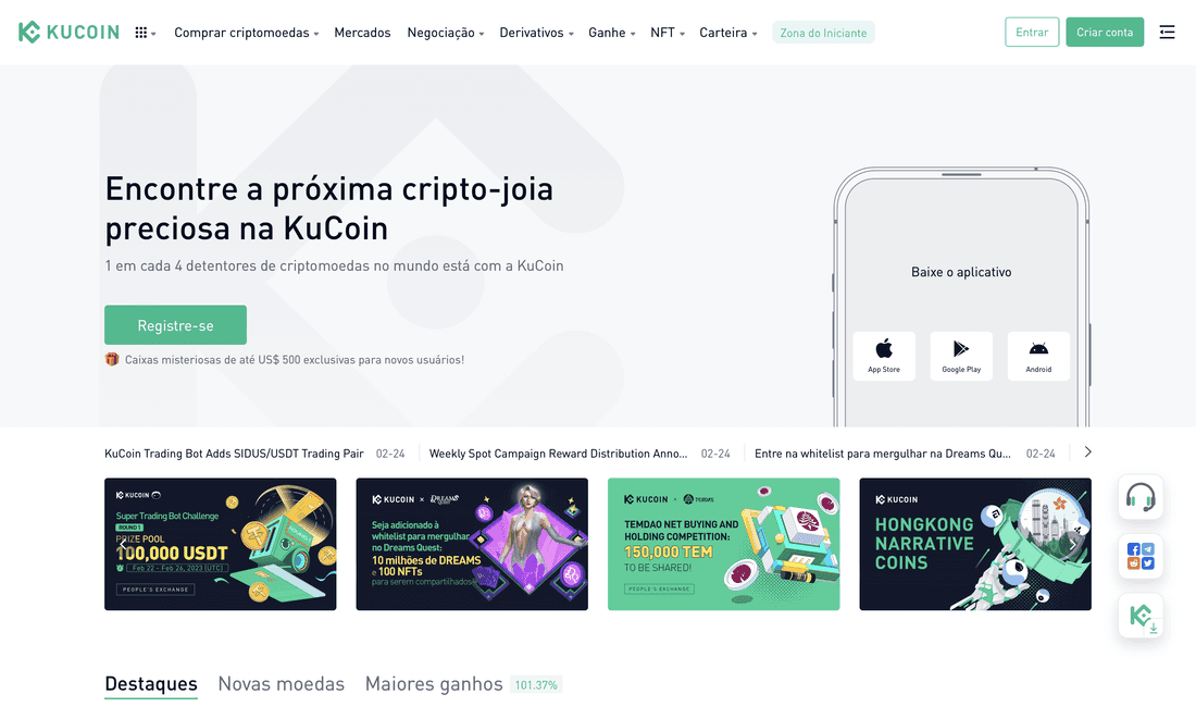 Visit KuCoin